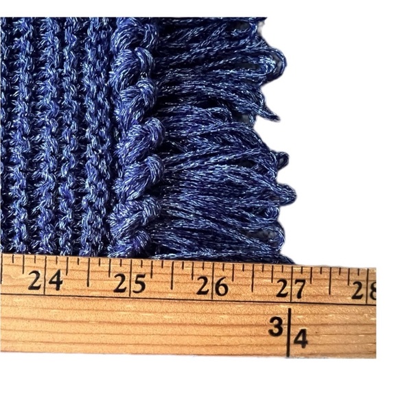 New Ruby Rd sweater size 3X “Spellbound” sparkly silver purple fringe beaded NWT - Picture 14 of 15